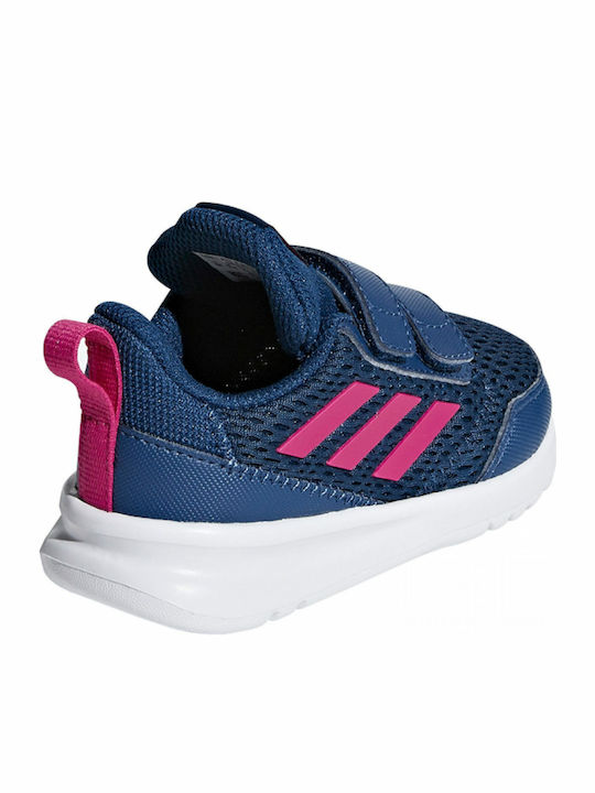 Altarun Altarun Kids Sports Shoes Running with Hoop & Loop Closure Navy Blue