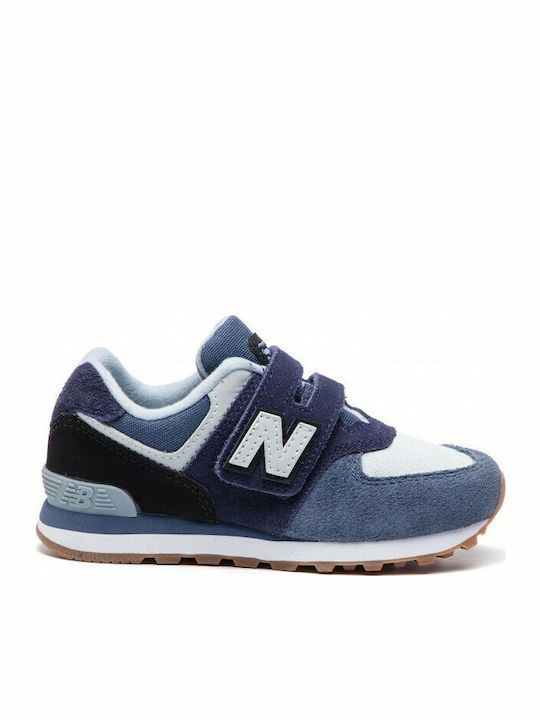 New Balance Kids Sneakers with Scratch Navy Blue