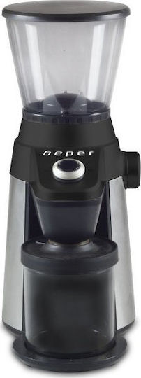Beper Commercial Coffee Grinder 150W with Bean Hopper Capacity 800g