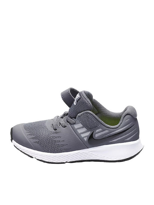 Star Runner PS Kids Sports Shoes Running with Hoop & Loop Closure Gray