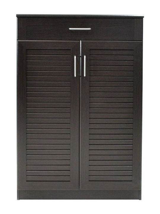 Ξύλινη Παπουτσοθήκη Sante με 5 Ράφια Wenge Μ80xΠ37xΥ123cm