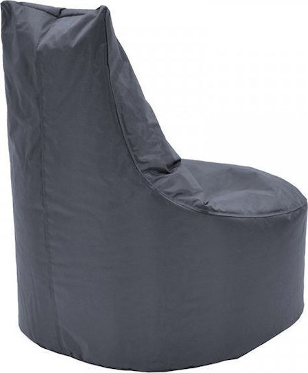 Waterproof Bean Bag Chair Poof Norm Pro Gray 65x65x80cm