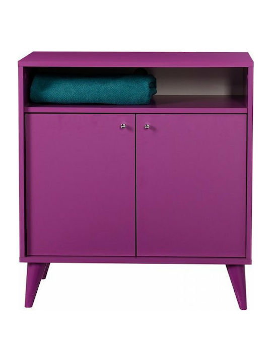 Holz Schuhschrank London mit 1 Regal 72x40x79cm