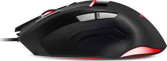Spirit of Gamer Elite M10 & Mouse Pad RGB Gaming Ποντίκι 4000 DPI Μαύρο