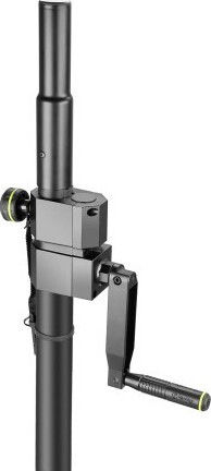 Gravity SP 2472 B Σωλήνας Σύνδεσης Ηχείων PA ύψους 102-164cm σε Μαύρο Χρώμα
