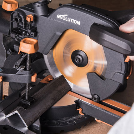 Evolution Miter Saw Electric Sliding with Power 2000W & Cutting Disc Diameter 255mm
