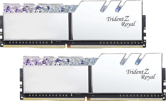 G.Skill Trident Z Royal DDR4 16GB RAM με 2x8GB Modules και Ταχύτητα 3200 για Desktop