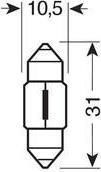 Osram Lampen Auto Original Line C5W 12V 10W 1Stück
