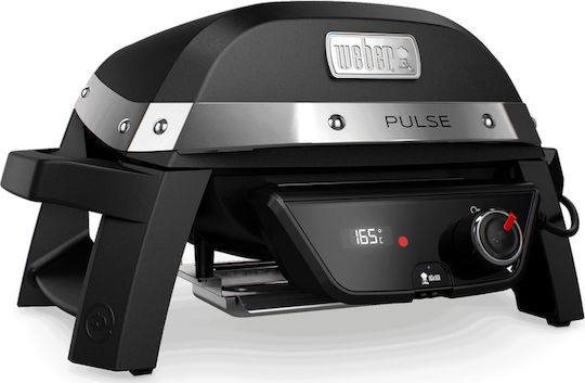 Weber Pulse Tabletop Electric Grill Grill 1800W with Lid and Adjustable Thermostat 41cmx31cmcm