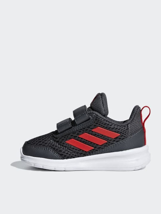 Altarun Altarun Kids Sports Shoes Running with Hoop & Loop Closure Black