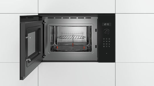 Bosch Eingebauter Mikrowellenherd mit Grill 25Es Schwarz