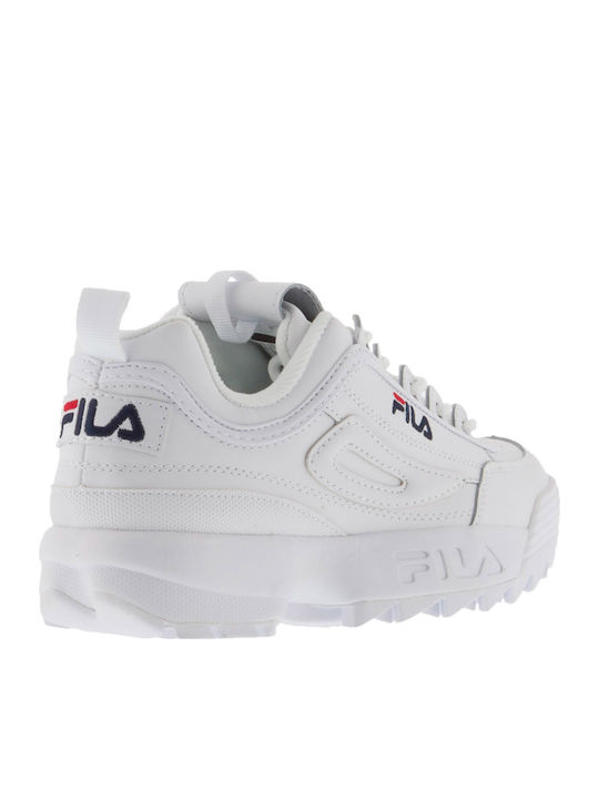 Disruptor II Premium Chunky Sneakers White