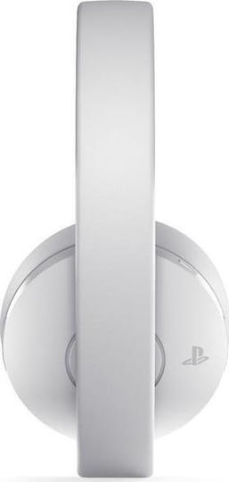 Sony Gold Ασύρματο Over Ear Gaming Headset με σύνδεση 3.5mm / USB Λευκό