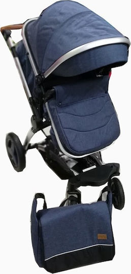 Cangaroo Veyron 2 in 1 2 in 1 Baby Stroller Suitable for Newborn Jean 12kg
