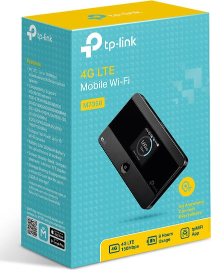 TP-LINK M7350 v5 Wireless 4G Modem / Router DSL portabil Wi-Fi 4