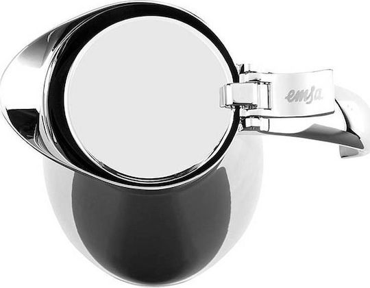 Emsa Eleganza Stainless Steel Thermos Bottle Jug 600ml Silver
