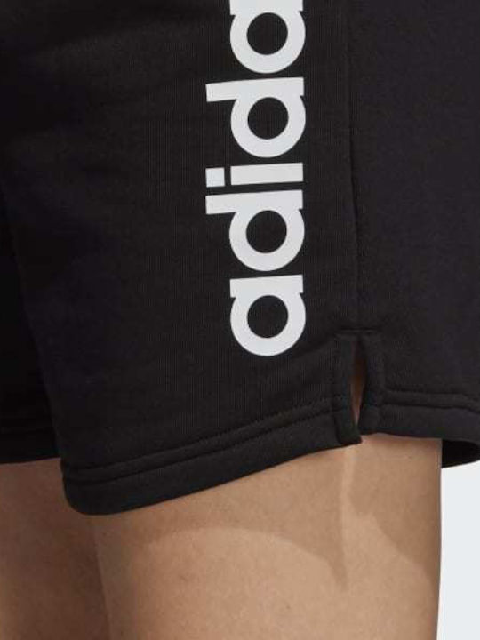 Essentials Linear Logo Γυναικείο Πετσετέ Αθλητικό Σορτς Μαύρο