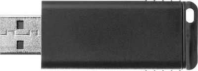 Verbatim Slider 128GB USB 2.0 Stick Μαύρο