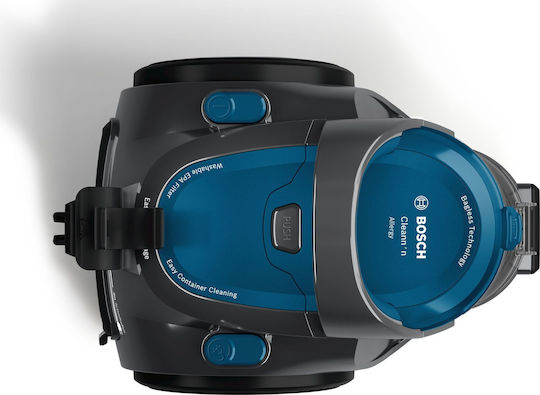 Bosch BGS05A220 Ηλεκτρική Σκούπα 700W με Κάδο 1.5lt Μπλε