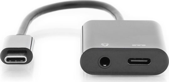 Digitus Converter USB-C male to 3.5mm / USB-C female 1pcs AK-300400-002-S