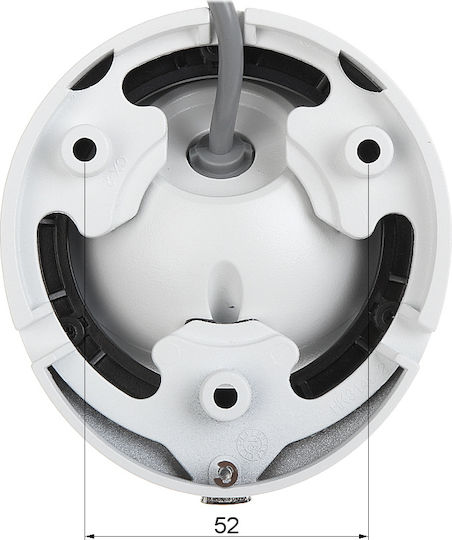 Hikvision DS-2CE56D0T-IRMF CCTV Cameră de Supraveghere Full HD 1080p Rezistentă la apă cu Lentilă 2.8mm