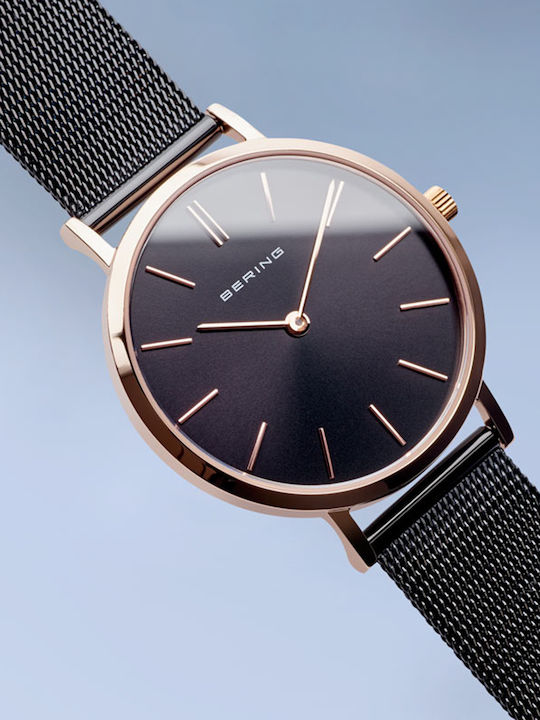 Bering Time Classic Ρολόι Μπαταρίας με Μεταλλικό Μπρασελέ