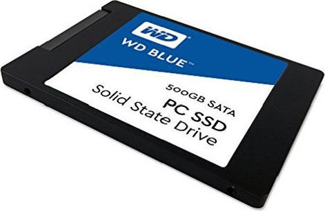 Western Digital Blue SSD 500GB τύπου 2.5'' με σύνδεση SATA III WDS500G1B0A
