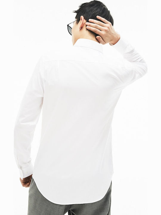 Long-sleeved Cotton Shirt White