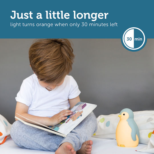 Zazu Sleep Toy Pam The Penguin with Lights for 0++ Months