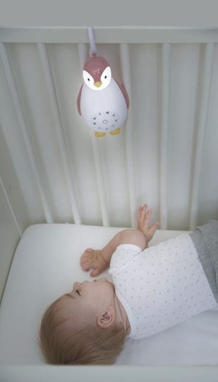 Zazu Sleep Toy Zoe The Penguin with White Noise and Light for 0++ Months