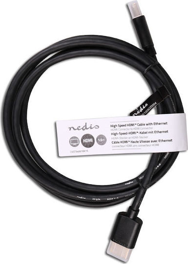 Nedis HDMI 1.4 High Speed 1080p 120Hz Cable HDMI Male - HDMI Male 1.5m Black