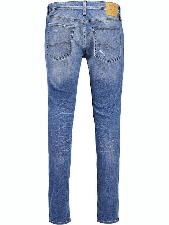 Jack & Jones Pantaloni de Bărbați din Jean denim albastru