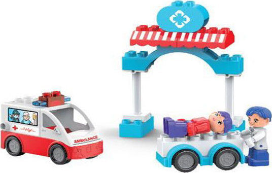 Luna Конструктори Ambulance Number за 3+ Години 17 Бройки