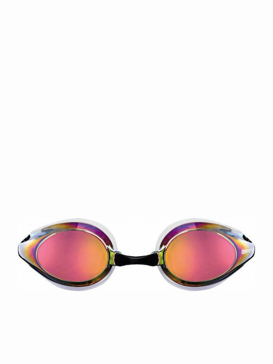 Arena Tracks Mirror Swimming Goggles Adults with Anti-fog Lenses Gray