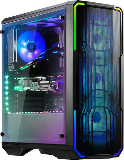 BitFenix Enso Mesh RGB Gaming Midi Tower Κουτί Υπολογιστή με Πλαϊνό Παράθυρο Μαύρο