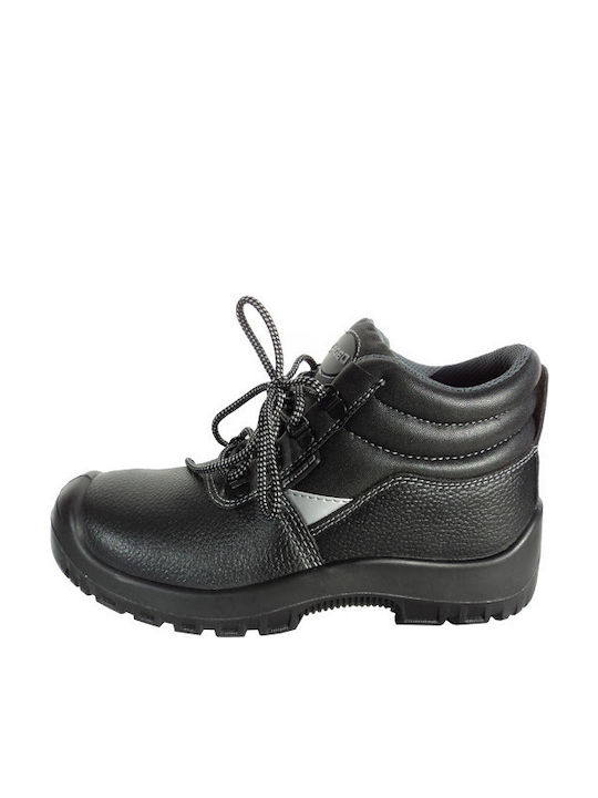 Fageo High Boots Safety Black S1