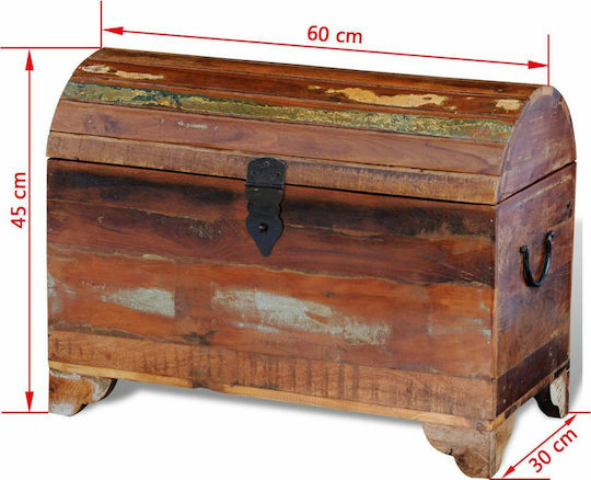 vidaXL Trunchi decorativ Lemn Maro 60x30x45buc