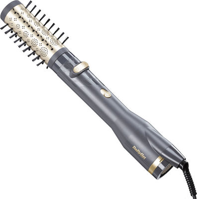 Babyliss Creative Rotating Blower Brush Electric Ceramic Hair Brush with Air and Rotating Head for Straightening and Curls 650W