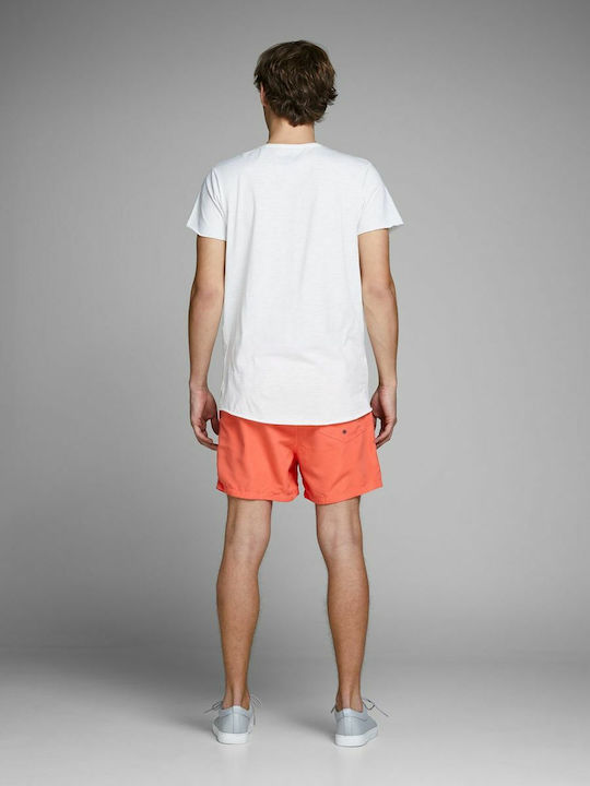 Jack & Jones Herren Badebekleidung Shorts Hot Coral