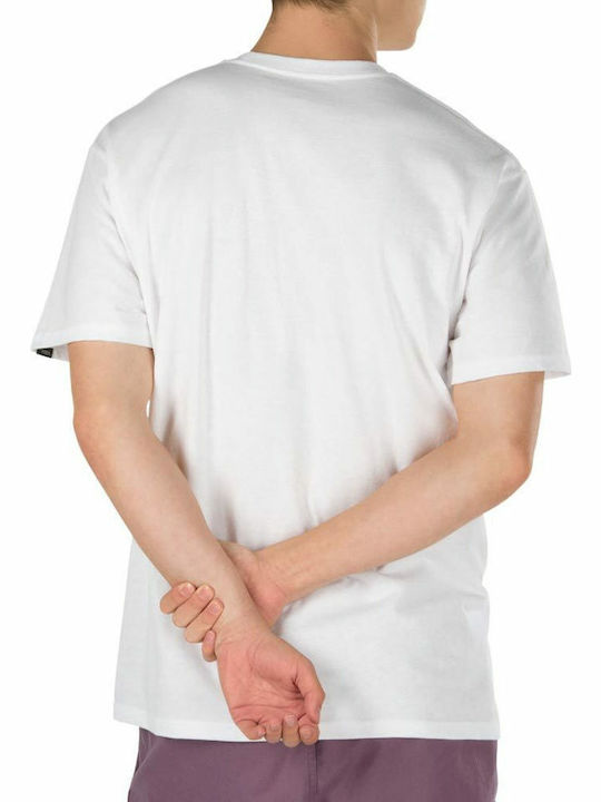 Vans Ανδρικό T-shirt Λευκό Μονόχρωμο