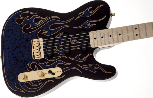 Fender James Burton Telecaster Elektrische Gitarre Telecaster mit SSS Tonabnehmerkonfiguration Rot