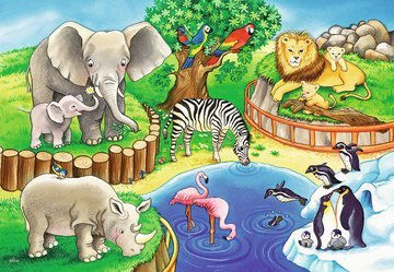 Kinderpuzzle Animals In The Zoo für 3++ Jahre 24pcs Ravensburger