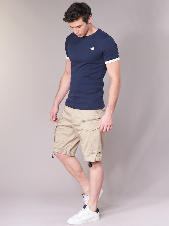 G-Star Raw Rovic Zip Relaxed Ανδρική Βερμούδα Cargo Μπεζ