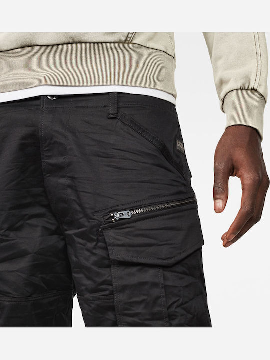 Rovic Zip Relaxed Men's Shorts Cargo Black