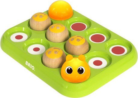Brio Toys Βρεφικό Παιχνίδι Caterpillar από Ξύλο με Μουσική για 24+ Μηνών