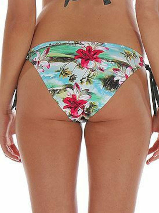 Banana Moon Dasia Mahalo M6N14 Bikini Slip mit Schnürchen Blumen