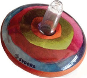 Svoora Mini Tin Top Esperides Spinning Top for 5+ Years Old (Various Designs/Assortment of Designs) 1pc