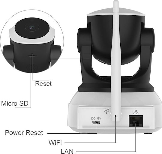 Vstarcam C24S IP Cameră de Supraveghere Wi-Fi Full HD 1080p cu Comunicare Bidirecțională și Lentilă 4mm