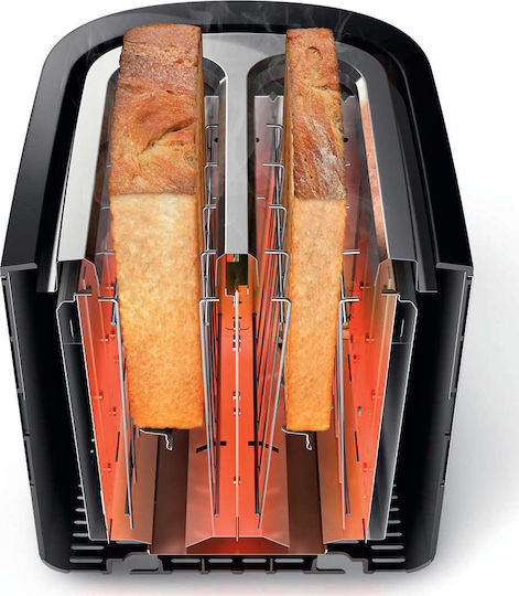 Philips Viva Collection Toaster 2 Schlitze 730W Inox