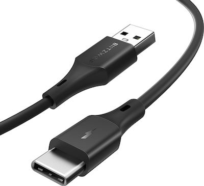 BlitzWolf BW-TC14 USB 2.0 Kabel USB-C männlich - USB-A Schwarz 1m